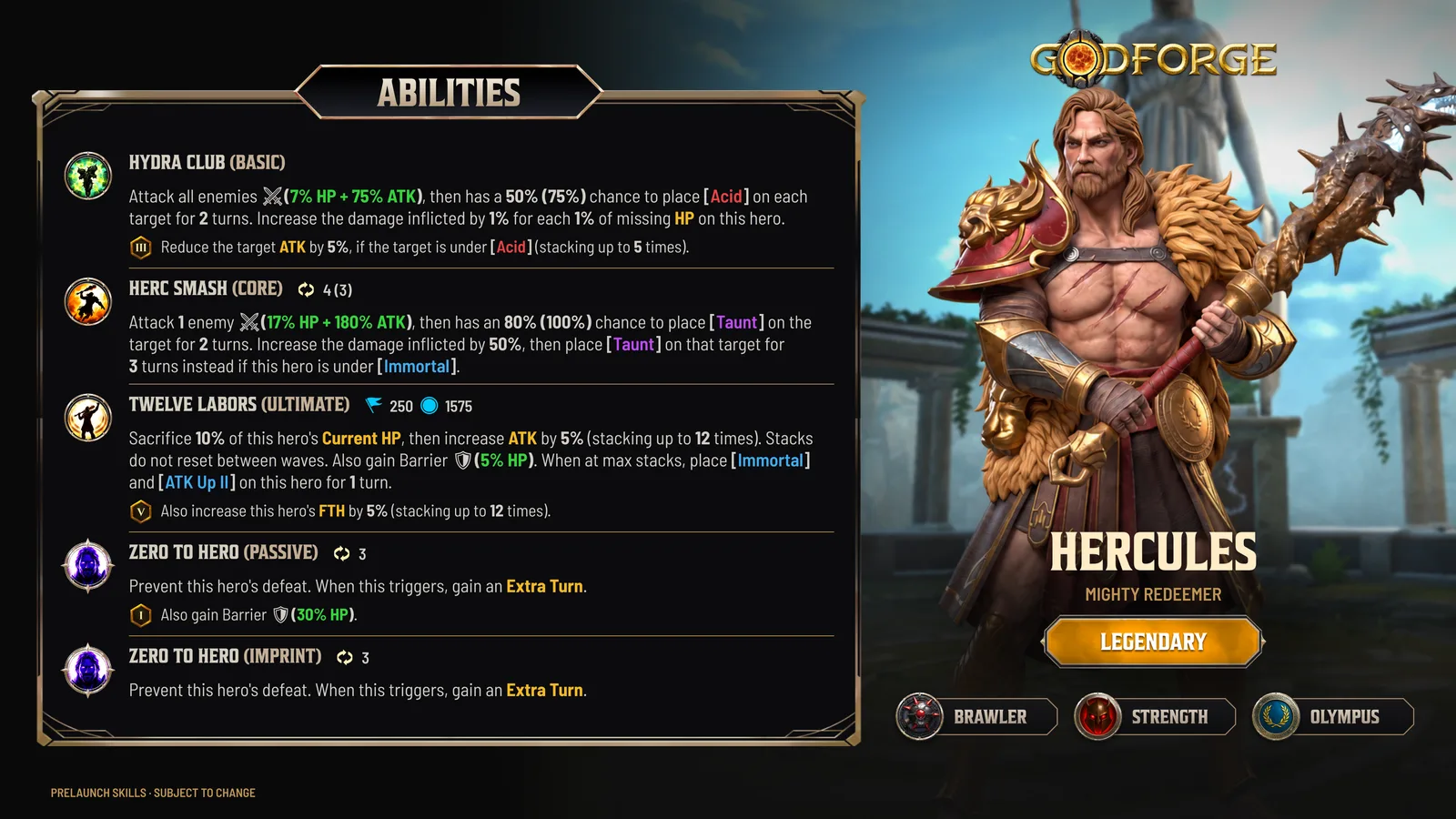 Hercules's prelaunch kit