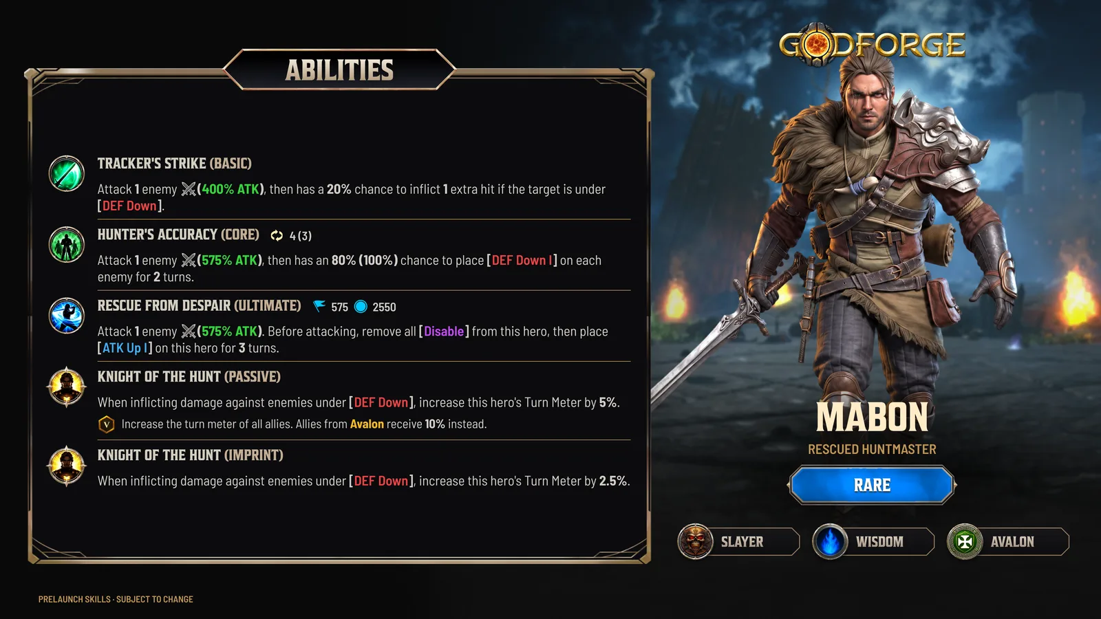 Mabon's prelaunch kit